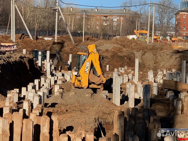 Услуги экскаватор-погрузчик JCB, Ямобур, Гидроклин