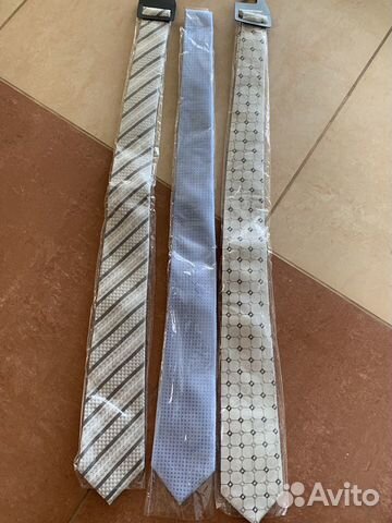 Галстуки подростковые 125 см