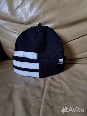 Шапка Adidas детская новая утеплённая р. 52-54