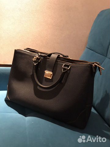 Сумка кожаная Zara как Hermes
