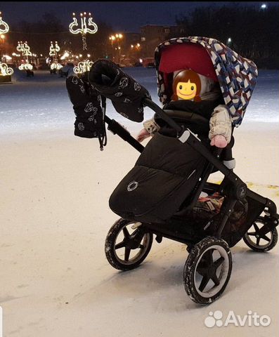Коляска Bugaboo Fox, Конверт Bugaboo, Муфта Leokid