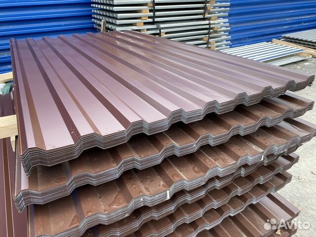 Профнастил некондиция профлист мп20 коричневый