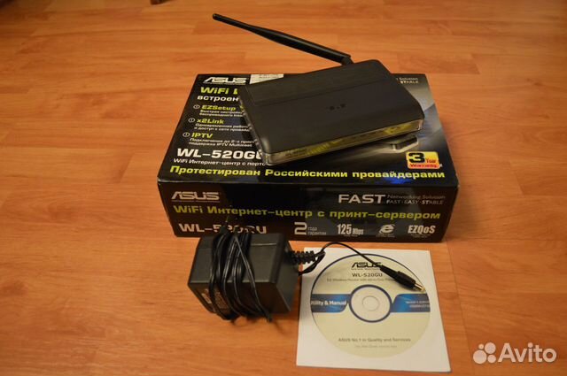 Роутер asus WL-520GC
