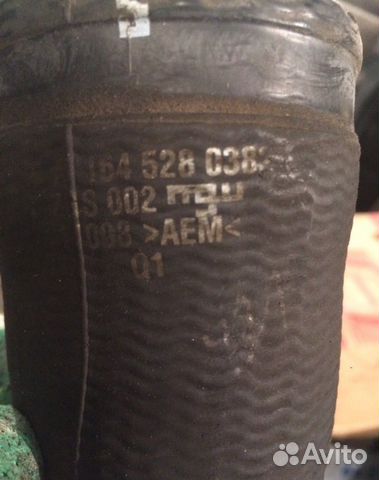 Патрубок интеркулера Mercedes w164 x164 w251 ML GL