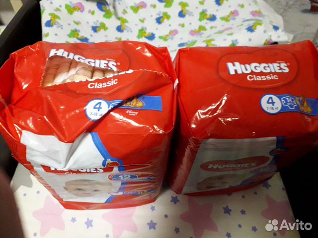 Памперсы открыли брали только один памперс, из пач