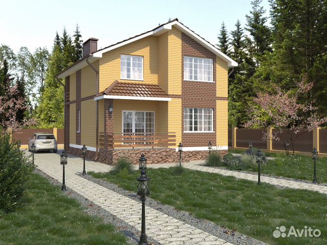 Коттедж 130 м² на участке 10 сот. Коттедж 130 м² на участке 10 сот.
