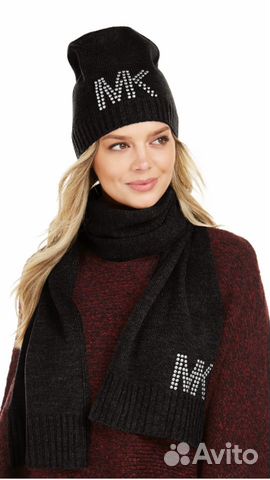 Шапка + шарф Michael Kors. Оригинал Шапка + шарф Michael Kors. Оригинал