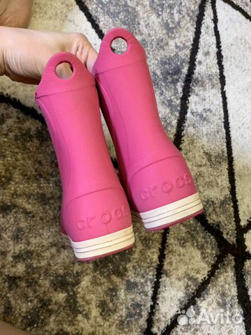 Сапожки резиновые crocs c10 Сапожки резиновые crocs c10