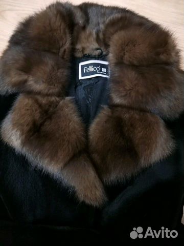 Норковая Шуба fellicci с соболем
