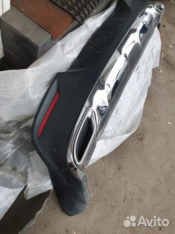 Юбка диффузор заднего бампера Mercedes GLE W292
