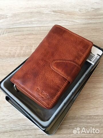 Мужской кошелёк из натуральной кожи