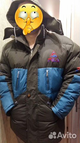 Пуховик мужской, новый, Fila, размер XXL