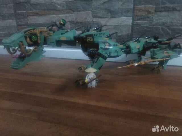 Lego ниндзяго movie дракон зелёного ниндзя констру