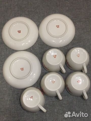 Чашки с блюдцами СССР