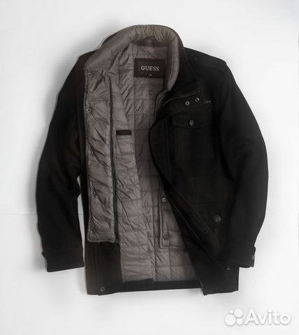 Пальто (бушлат) Guess. Куплено в США
