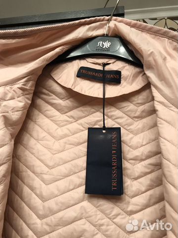 Стеганое пальто Trussardi Стеганое пальто Trussardi