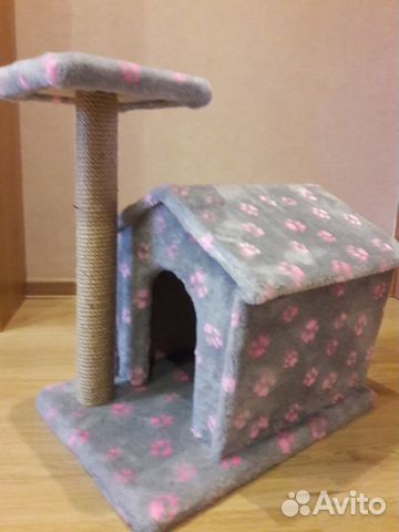 Дом для кошки с когтеточкой купить на Зозу.ру - фотография № 2