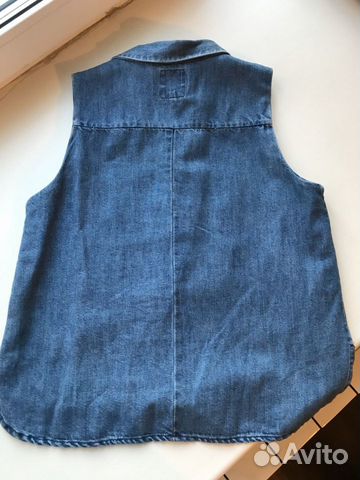Новая джинсовая рубашка Zara
