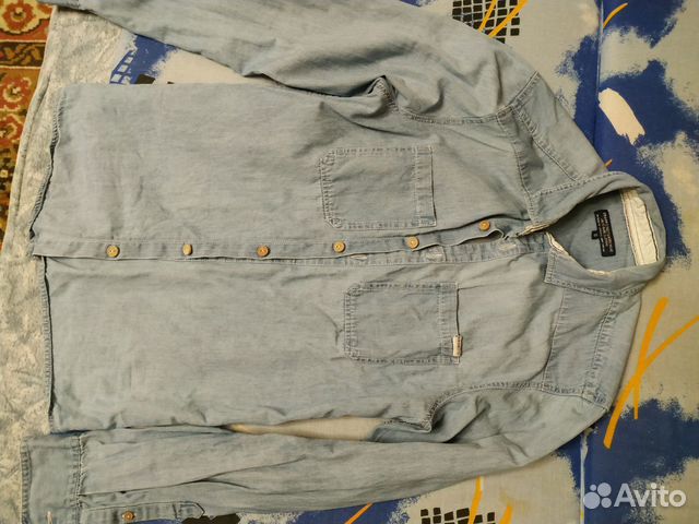 Рубашка джинсовая мужская Cropp Рубашка джинсовая мужская Cropp
