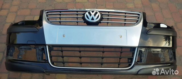 Бампер передний на VW Touran Cross Tour Бампер передний на VW Touran Cross Tour