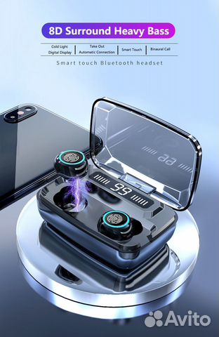 Новые Сенсорные Наушники power bank 3300 JBL Новые Сенсорные Наушники power bank 3300 JBL