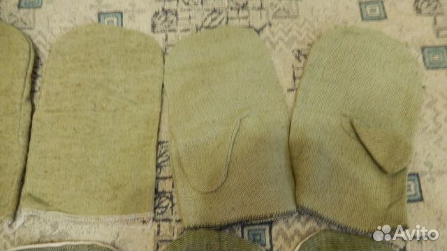 Рукавицы рабочие, брезентовые - новые Рукавицы рабочие, брезентовые - новые