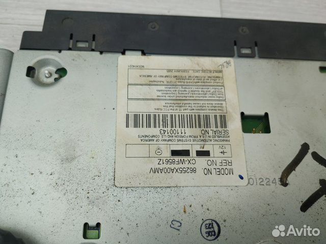 DVD-проигрыватель 86255XA00AMV Subaru Tribeca B9 DVD-проигрыватель 86255XA00AMV Subaru Tribeca B9