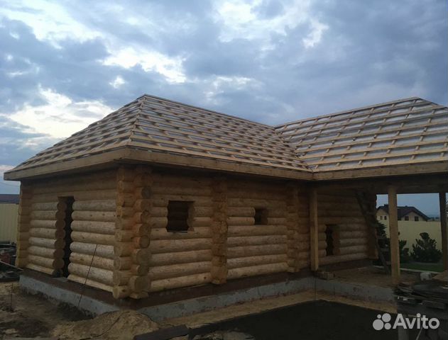 Сруб из рубленного бревна. Делянка в Кстово Сруб из рубленного бревна. Делянка в Кстово