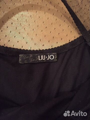 Черное платье с вышивкой Liu Jo 44 размер