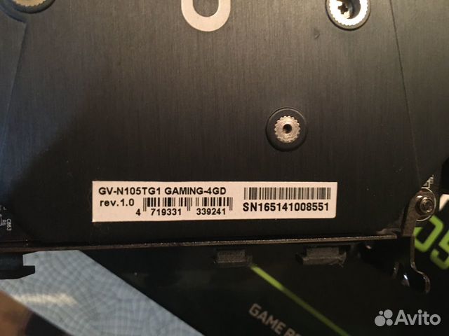 Gigabyte nVidia GeForce GTX 1050TI G1 Gigabyte nVidia GeForce GTX 1050TI G1