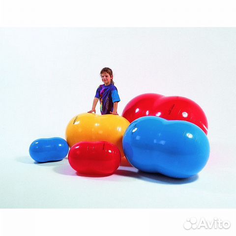 Овальный мяч физиоролл Италия (Ledraplastic) 40х65