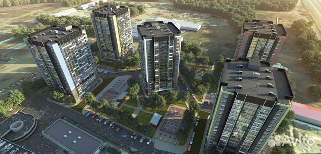 2-к квартира, 53.3 м², 2/18 эт. 2-к квартира, 53.3 м², 2/18 эт.