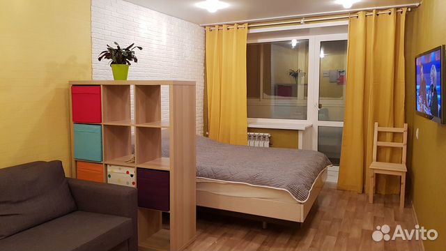 

1-к. квартира, 30 м², 2 кровати