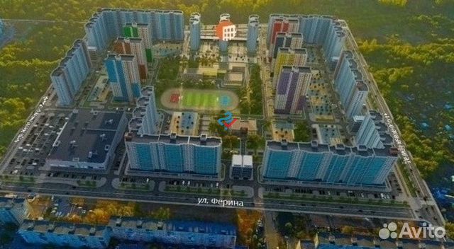 2-к квартира, 53.5 м², 4/27 эт.