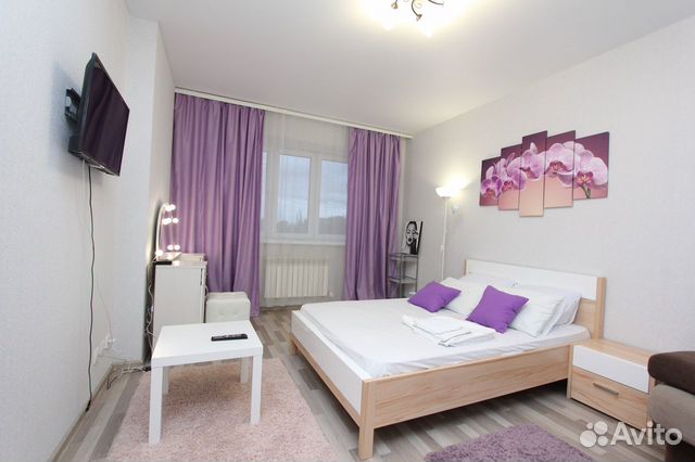 

1-к. квартира, 43 м², 2 кровати