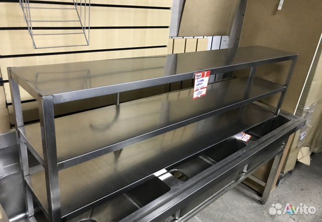 Полка настольная из нержавейки