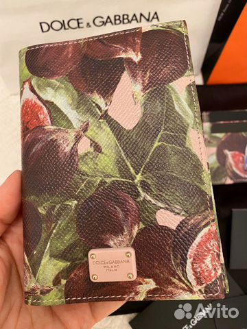 Dolce Gabbana обложка на паспорт оригинал Инжир
