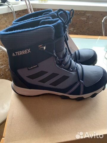 Новые зимние ботинки адидас по стельке 25 см
