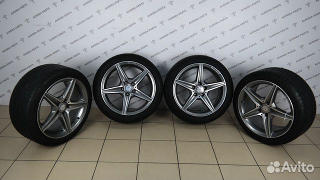 Диски с резиной для Mercedes W205 C klasse R18 Диски с резиной для Mercedes W205 C klasse R18