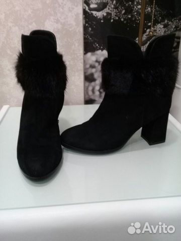 Сапоги (натуральные мех и кожа)