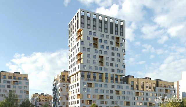 1-к квартира, 46.8 м², 7/16 эт. 1-к квартира, 46.8 м², 7/16 эт.