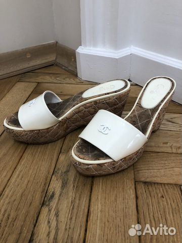 Шлёпанцы Chanel. Оригинал Шлёпанцы Chanel. Оригинал