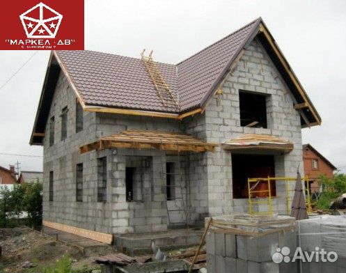 Строительство домов, кровля, фасад, фундамент