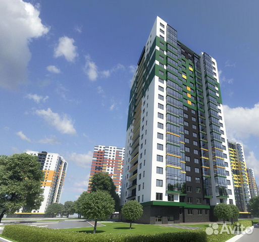 1-к квартира, 34.4 м², 1/24 эт. 1-к квартира, 34.4 м², 1/24 эт.