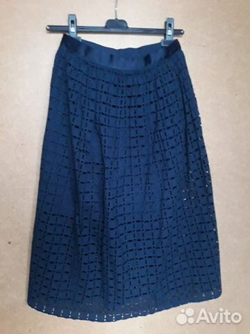 Юбка befree х/б темно-синяя Юбка befree х/б темно-синяя