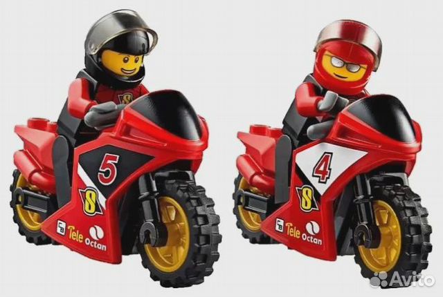 Lego City 60084 Перевозчик гоночных мотоциклов