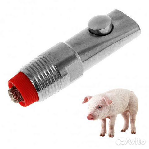 Кнопочная поилка для свиноматок и хряков нп-26 купить на Зозу.ру - фотография № 2