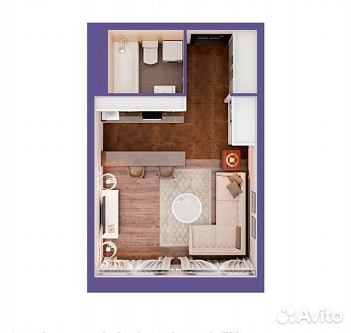 1-к квартира, 29.5 м², 8/8 эт. 1-к квартира, 29.5 м², 8/8 эт.