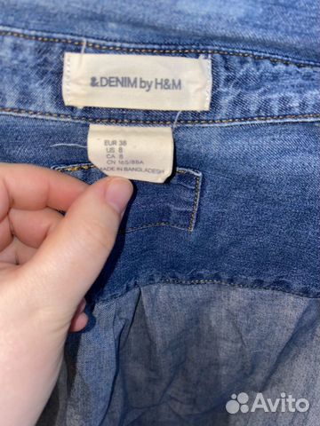 Джинсовая рубашка H&M