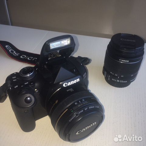 Canon EOS 600D + kit 18-55mm + 50mm f/1.4 Canon EOS 600D + kit 18-55mm + 50mm f/1.4